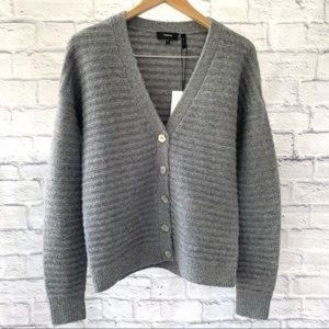 Theory ribbed cardigan